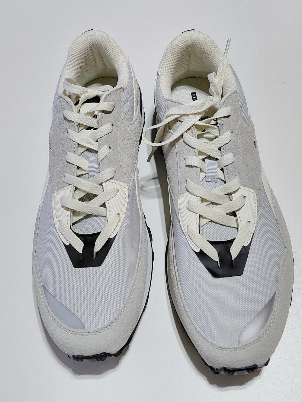 REEBOK Men's Gray Flash Stride  Athletic Sneakers Size 10.5